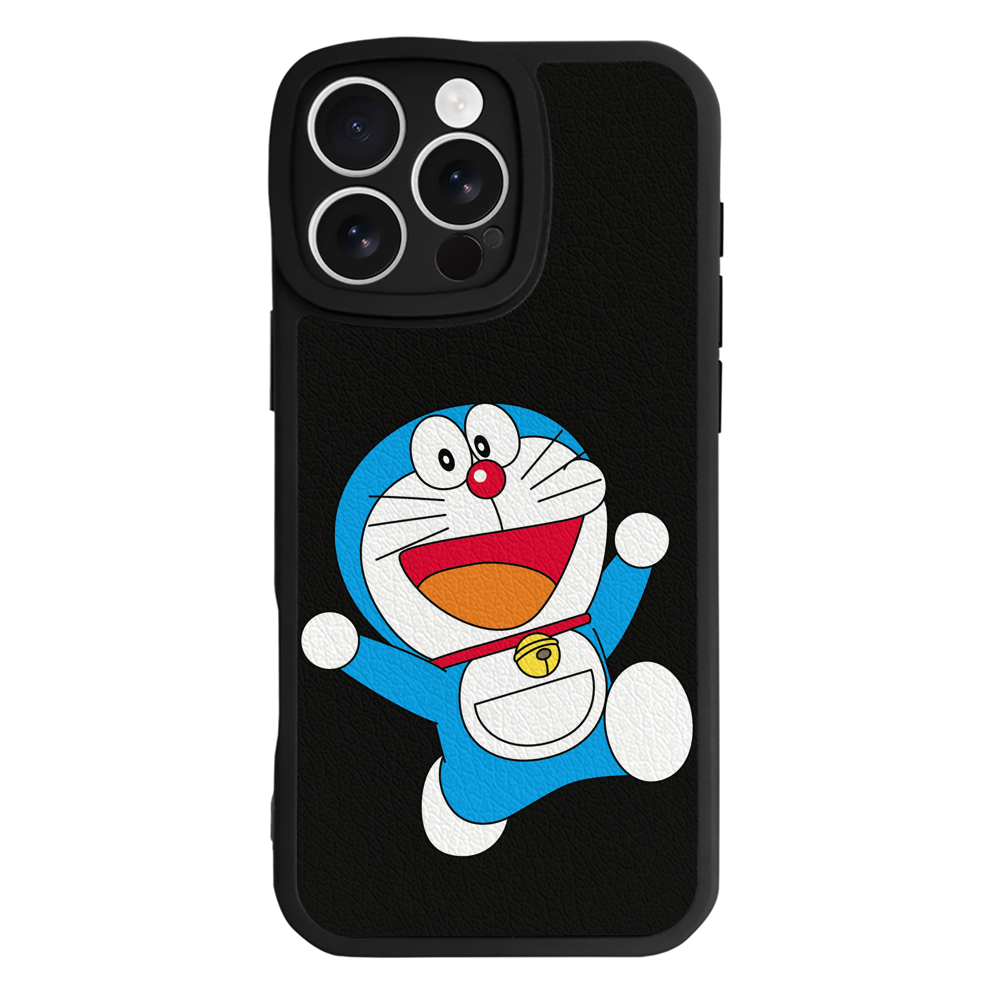 （画像用） ドラえもん Doraemon 【iPhone 16シリーズ対応】シリコンスマホケース（レザー調） 材質：シリコン